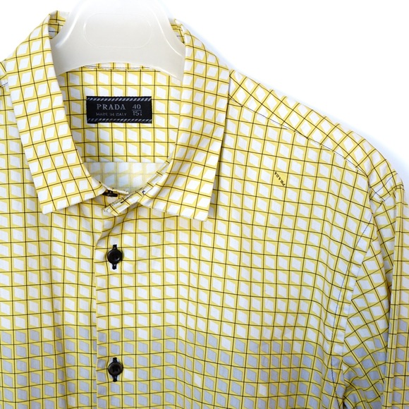 Prada Geometric Logo Print Shirt - Picture 2 of 5